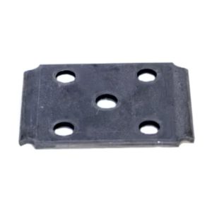 117594 Plate, U-Bolt, 2" Square, 2" Spring, Raw