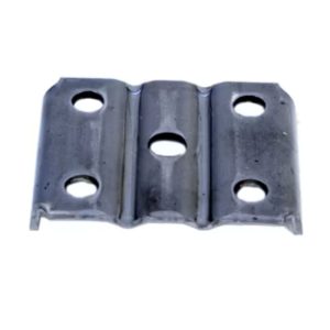 117595 Plate, U-Bolt, 2.375" Rd, 1.75" Spring, Raw