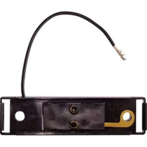 Optronics A-65PB 1-Wire Plug and PVC Light Bracket for 4" Rectangular Thinline LED or Incandescent Lights, Black