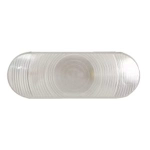 Optronics BU70CB Incandescent Backup Light, 6" Clear Oval, 1 Bulb, 4 P2 PC P3 PC2 2 L Rated