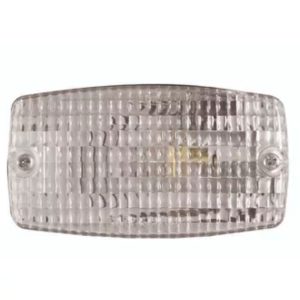 Optronics IL-21CB Incandescent RV Interior Dome Light, 4.5" Clear Rectangular, 1 Bulb