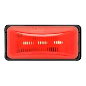 Optronics MCL96RB LED Clearance Marker Light Kit, 2.5" Red Rectangular, 3 Bulb Mini Thinline, with plug and Bracket, P2 Rated