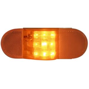 Optronics STL75AB LED Turn Lights, 6" Amber Oval, 9 Diode