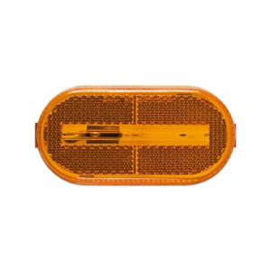 Optronics MC38AB Incandescent Clearance Marker Light, 4" Oval Amber, Surface Mount, 1 Bulb