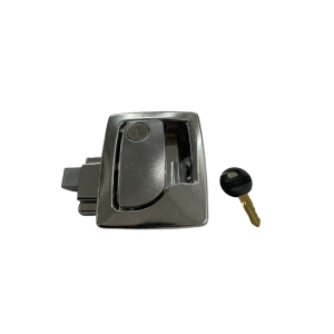 7500142 Travel Trailer Flush Latch with Lock, Chrome