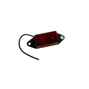 Optronics MC11RB Incandescent Clearance Marker Light, 2.75" Mini Rectangular Red Surface Mount